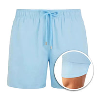 Stylische Badeshorts für Männer - Hellblau