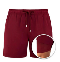 Stylische Badeshorts für Männer - Rot