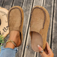 Mariselle | Damen Slip-On Loafers - Braun