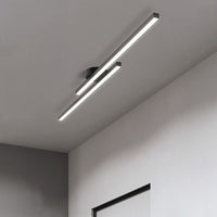LED Deckenlampe Modern Aluminium Wohnzimmer - Schwarz