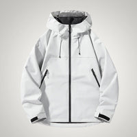 Elias | Herren Technische Wasserdichte Softshelljacke - Weiß