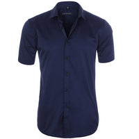 Emil | Herren Kurzarm Poloshirt knitterarm - Marineblau