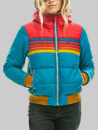 Emilia | Damen Alpine Outdoor Reißverschluss Jacke - Blau