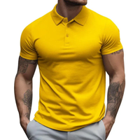 Emre | Herren Poloshirt Sportlich Sommer - Gelb