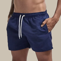 Evander | Herren Badeshorts mit Kordelzug Regular Fit - Dunkel Blau
