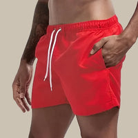Evander | Herren Badeshorts mit Kordelzug Regular Fit - Rot