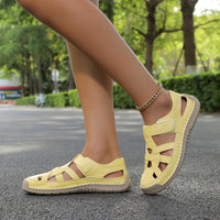 Clara | Elegante Sommer Sandalen Damen - Gelb