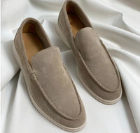 Fabian | Herren geschlossene Loafer flache Sohle - BEIGE