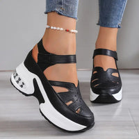 Emilia | Bequeme Gepolsterte Sandalen Damen - Schwarz