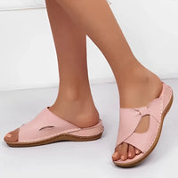 Felicitas | Damen Komfort Pantolette - Rosa