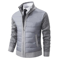 Felix | Herren Lässige Pullover Jacke - Hellgrau