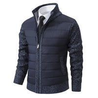 Felix | Herren Lässige Pullover Jacke - Marineblau