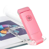 LED Leselampe Tragbar Flexibel Dimmbar - Rosa