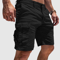 Florian | Herren Cargo Shorts mit praktischen Taschen - Schwarz