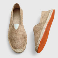 Emma | Damen Espadrille Ballerinas Atmungsaktiv – Espadrille Stil Sommer 2026 - Braun