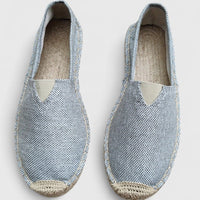 Emma | Damen Espadrille Ballerinas Atmungsaktiv – Espadrille Stil Sommer 2026 - Grau