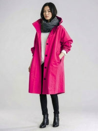 Franziska | Damen Wasserabweisende Windbreaker Regenjacke - Rosa