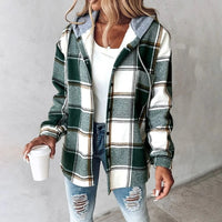 Franziska | Damen Bequeme Warme Outdoor Jacke - Grün
