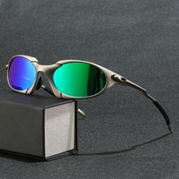 Herren Sportliche Sonnenbrille Outdoor Freizeitbrille - Grün