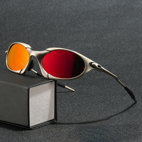 Herren Sportliche Sonnenbrille Outdoor Freizeitbrille - Rot