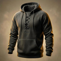 Paulus - Hochwertiger Baumwoll Kapuzenpullover - Grau