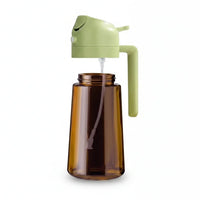 Öl Sprühflasche Glas Spray Flasche Küche Kochen - Grün-Braun