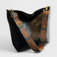 Juliet | Vintage Tasche - Schwarz