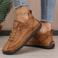 Hanna | Leichte Orthopädische Sneaker - Braun
