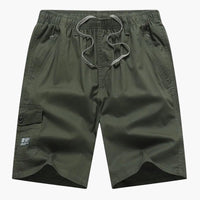 Lässige, sportliche Herren-Shorts mit Cargotasche und modernem Look - Grün