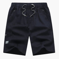 Lässige, sportliche Herren-Shorts mit Cargotasche und modernem Look - Schwarz