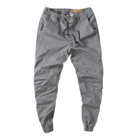 Herren Cargo-Hose mit elastischem Beinabschluss - Grau