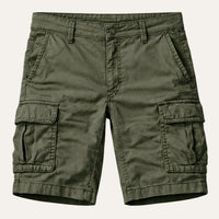 Herren-Cargoshorts mit Pattentaschen - Grün