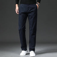 Herren Chino-Hose mit regulärer Passform - Marineblau