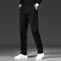 Herren Chino-Hose mit regulärer Passform - Schwarz