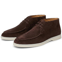 Herren-Chukka-Stiefel aus Wildleder mit Mokassin-Naht - Braun