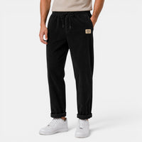 Herren-Cordhose mit geradem Bein - Schwarz