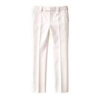 Herren Hose mit geradem Bein, Falten und Gürtelschlaufen - Beige