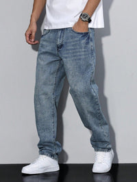 Herren Jeans mit lockerer Passform - Denim