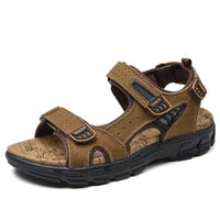 Maximilian | Herren Orthopädische Comfortable Sandals Klettverschluss EVA-Sohle - Dunkelbraun