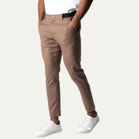 Herren Slim Fit Chino-Hose - Braun