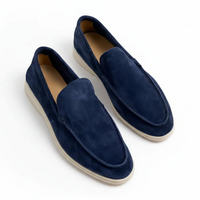 Herren Slipper im klassischen Stil - Marineblau