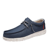 Herren-Slipper mit gesprenkelter Sohle - Blau