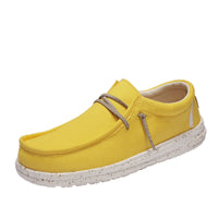 Herren-Slipper mit gesprenkelter Sohle - Gelb
