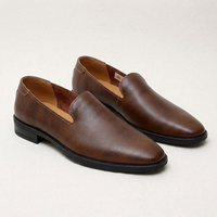 Herren-Slipper mit strukturierter Oberfläche - Braun