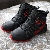 Herren Winterschuhe Sportlich Outdoor-Schuhe - Schwarz Rot