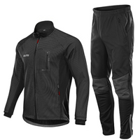 Herren Zweiteiliges Set mit Jacke und Hose - Schwarz
