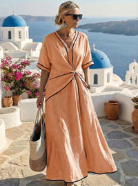 Santorini™ - Luftig Sommerkleid - Orange