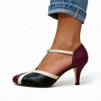 Anna | Damen Stylische Bequeme Absatzschuhe – Stylisch Komfort Pumps - Black