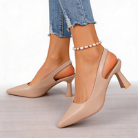 Vera | Glamouröse Sandalette - Khaki