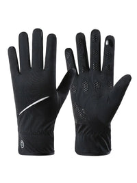 SportyTech Handschuhe | WindShield-Thermohandschuhe mit Touchscreen-Funktion - Schwarz